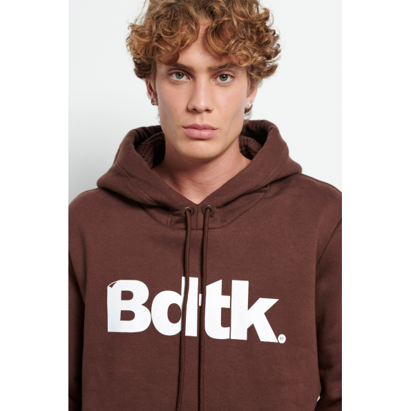 Ανδρική μπλούζα φούτερ BODYTALK 1222-950025 καφέ Ανδρικά