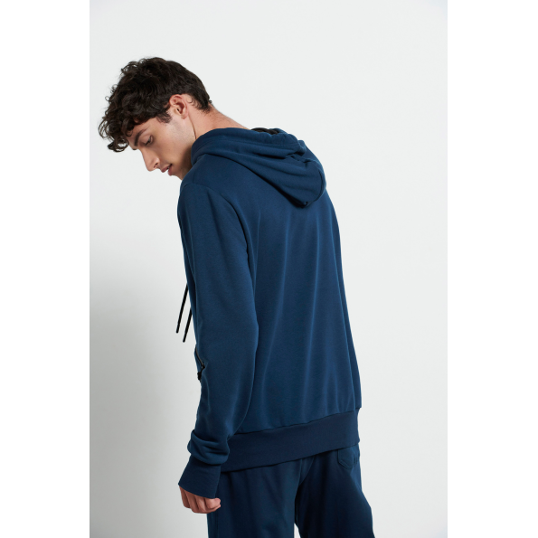 Ανδρική μπλούζα φούτερ BODYTALK 1222-954025 μπλε Ανδρικά