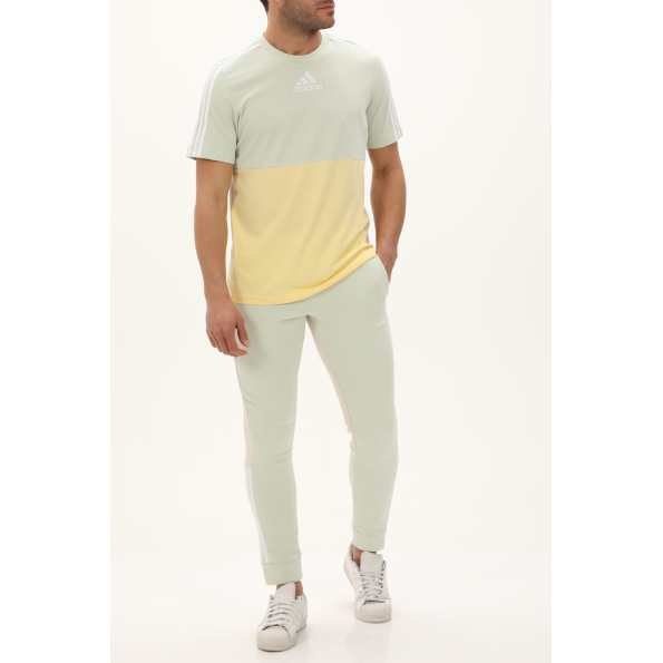 Ανδρικό παντελόνι φόρμας adidas Performance HK2883 πράσινο μπεζ Ανδρικά