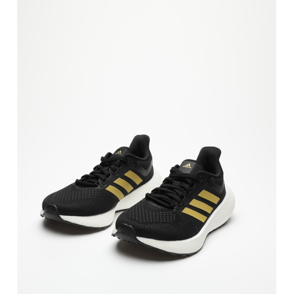 Γυναικεία παπούτσια running ADIDAS GW0907 PUREBOOST JET W μαύρα χρυσά Γυναικεία
