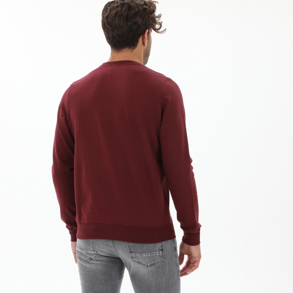 Ανδρική φούτερ μπλούζα EDWARD JEANS MP-N-FLS-W20-007 KONNOR κόκκινη Ανδρικά