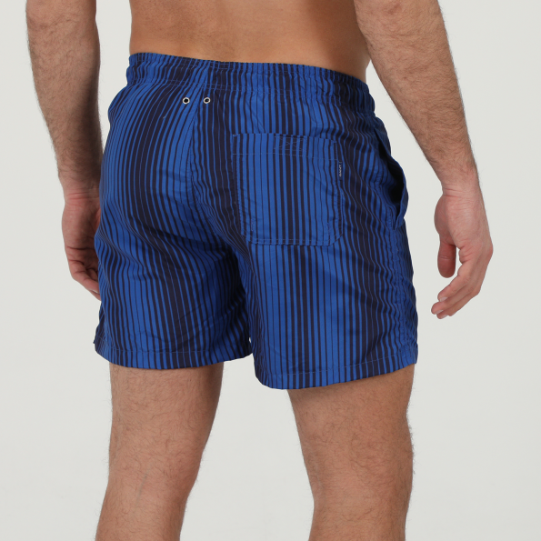 Ανδρικό μαγιό σορτς GANT G922116004 CF GRADIENT STRIPE μπλε μαύρο Ανδρικά