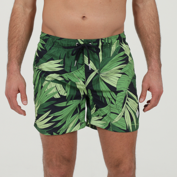 Ανδρικό μαγιό σορτς GANT G922116010 CF PALM BREEZE πράσινο