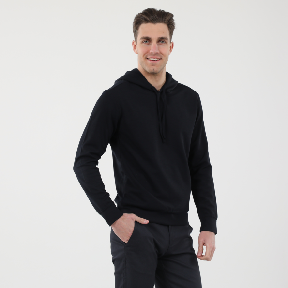 Ανδρική φούτερ μπλούζα DIRTY LAUNDRY DLMH0721F SPECIAL FABRIC μαύρη μπλε Ανδρικά