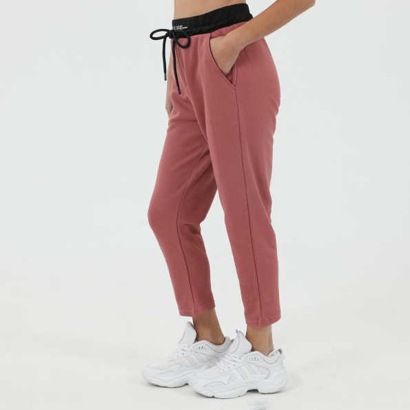 Γυναικείο παντελόνι φόρμας BODYTALK KEEPITREALW 7/8 ροζ Γυναικεία