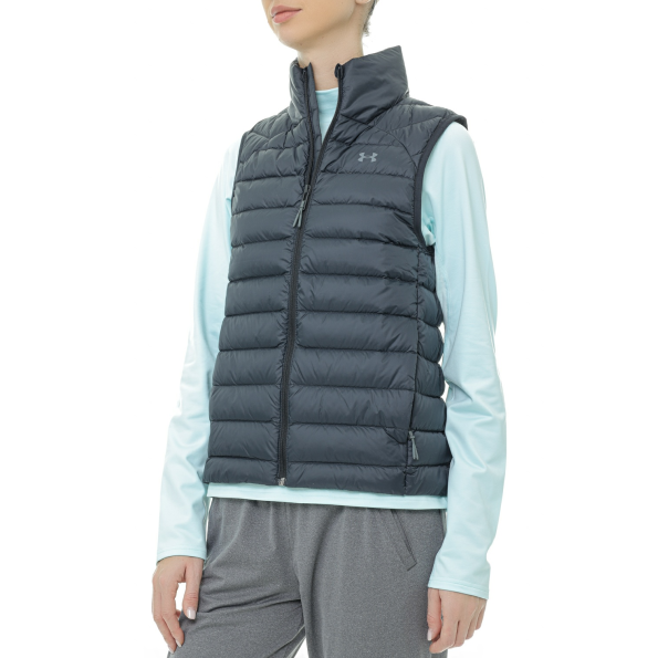 Γυναικείο αμάνικο μπουφάν UNDER ARMOUR 1372647 Armour Down 2.0 Vest μαύρο Γυναικεία