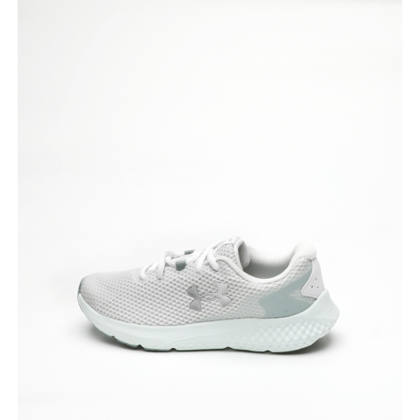 Γυναικεία παπούτσια running UNDER ARMOUR 3025526 UA W Charged Rogue 3 MTLC λευκό ασημί