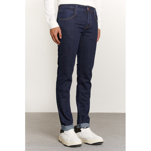 Ανδρικό jean παντελόνι EDWARD JEANS MP-D-JNS-W22-052 BRAYS-SW22 μπλε  Ανδρικά