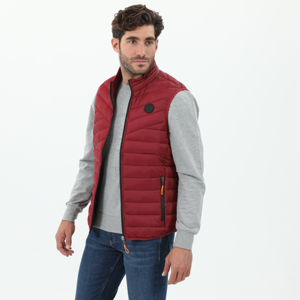 Ανδρικό αμάνικο padded μπουφάν MARTIN & CO κόκκινο Ανδρικά