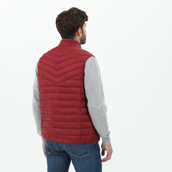 Ανδρικό αμάνικο padded μπουφάν MARTIN & CO κόκκινο Ανδρικά