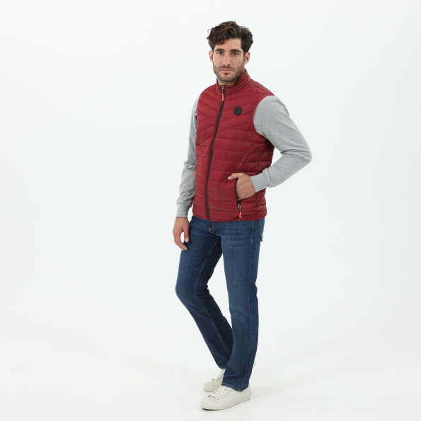Ανδρικό αμάνικο padded μπουφάν MARTIN & CO κόκκινο Ανδρικά