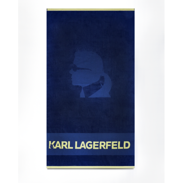 Πετσέτα θαλάσσης KARL LAGERFELD KL20TW01 μπλε