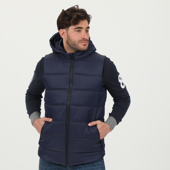 Ανδρικό αμάνικο μπουφάν BODYTALK 1222D-959223 JKTMCL μπλε Ανδρικά