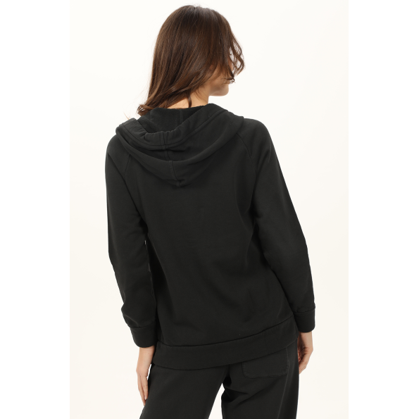 Γυναικεία φούτερ ζακέτα CROSSLEY hoodzipgrd full zip hooded μαύρη Γυναικεία