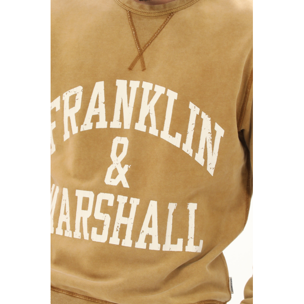 Ανδρική φούτερ μπλούζα FRANKLIN & MARSHALL JM5067.000.2006G36 μπεζ Ανδρικά