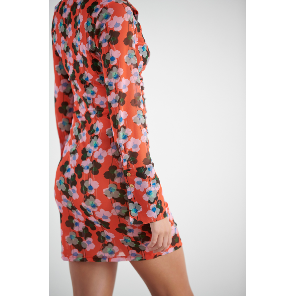 Γυναικείο mini φόρεμα SUGARFREE 22805264 floral Γυναικεία