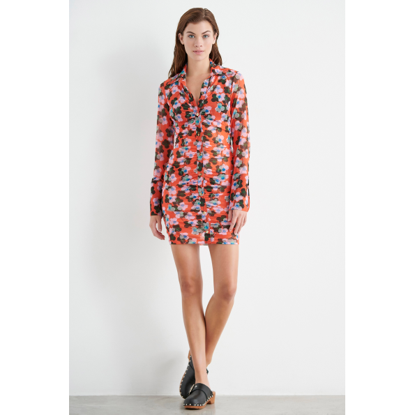 Γυναικείο mini φόρεμα SUGARFREE 22805264 floral Γυναικεία