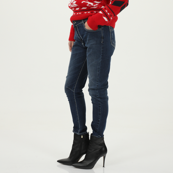 Γυναικείο jean παντελόνι EDWARD JEANS μπλε  Γυναικεία