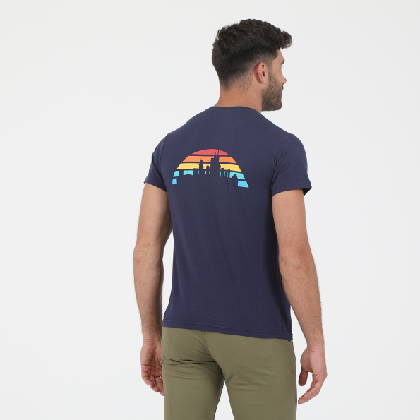 Ανδρικό t-shirt GREENWOOD GRW02 CITY μπλε ναυτικό Ανδρικά