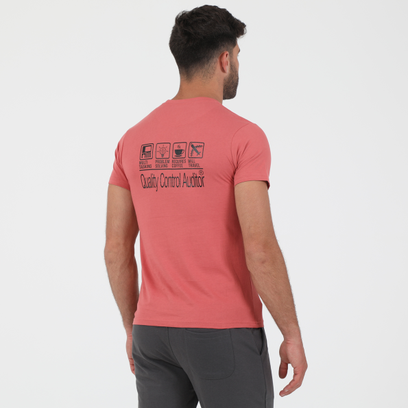Ανδρικό t-shirt GREENWOOD GRW03 AUDITOR κοραλί Ανδρικά