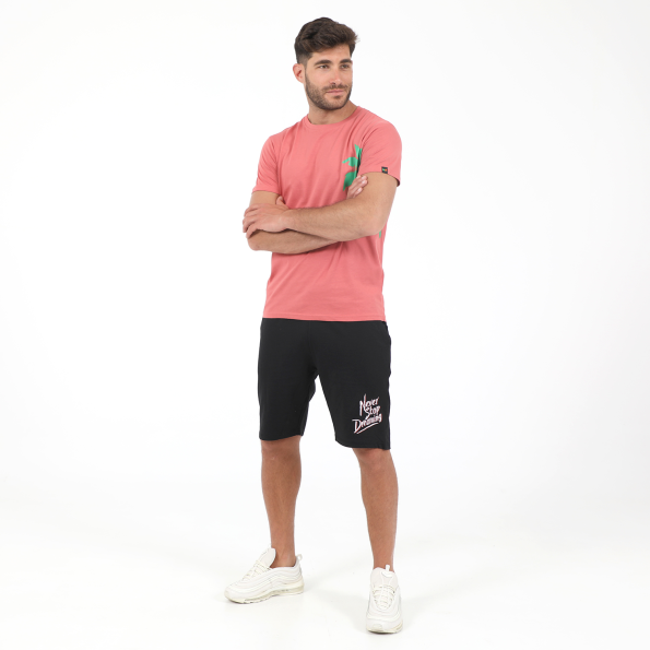 Ανδρικό t-shirt GREENWOOD T-SHIRT GRW06 FINIKAS κοραλί Ανδρικά