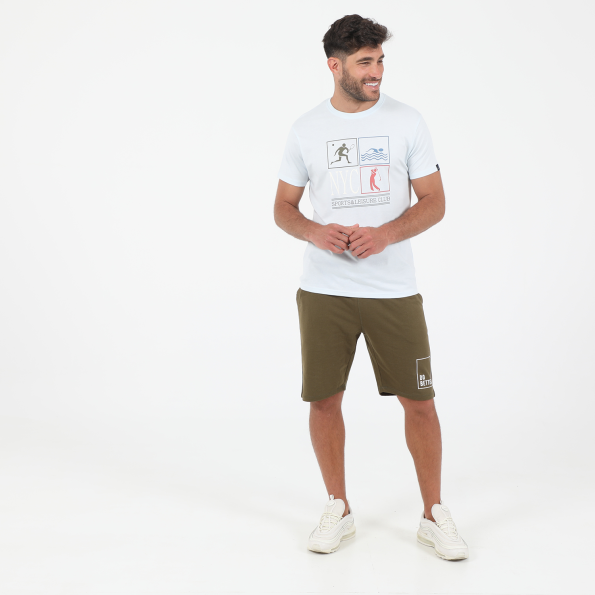 Ανδρικό t-shirt OCEAN SHARK OS06 SPORTS λευκό Ανδρικά