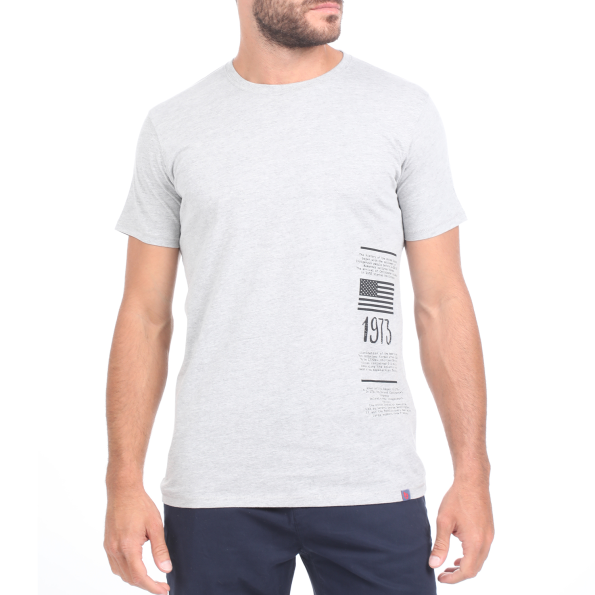 Ανδρικό t-shirt BATTERY 21K903391 γκρι