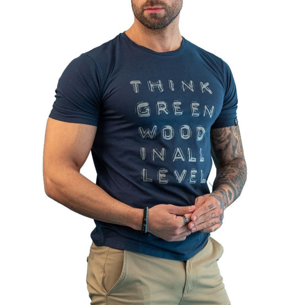 Ανδρικό t-shirt GREENWOOD μπλε