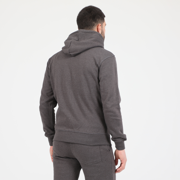 Ανδρική φούτερ ζακέτα BATTERY HOODIES FULL ZIP BTR ανθρακί μπλε Ανδρικά