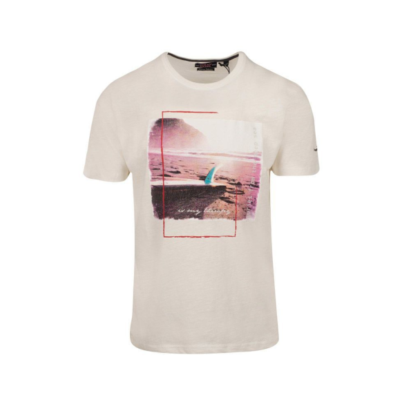 Ανδρικό t-shirt OCEAN SHARK λευκό