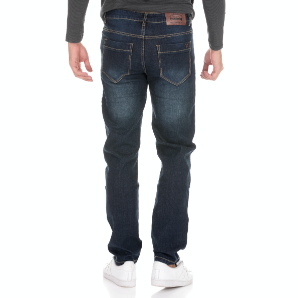 Ανδρικό jean παντελόνι BATTERY 01D900462 FADE WASH μπλε Ανδρικά