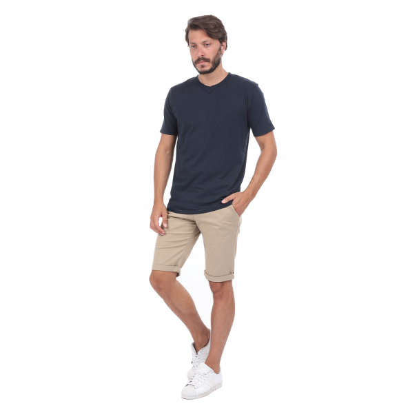 Ανδρική μπλούζα BATTERY SOLID1 GARMENT DYE μπλε Ανδρικά