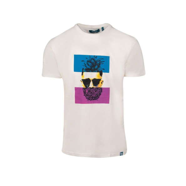 Ανδρικό t-shirt BATTERY λευκό
