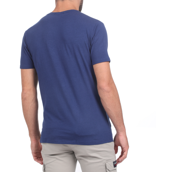 Ανδρικό t-shirt BATTERY MODAL μπλε Ανδρικά