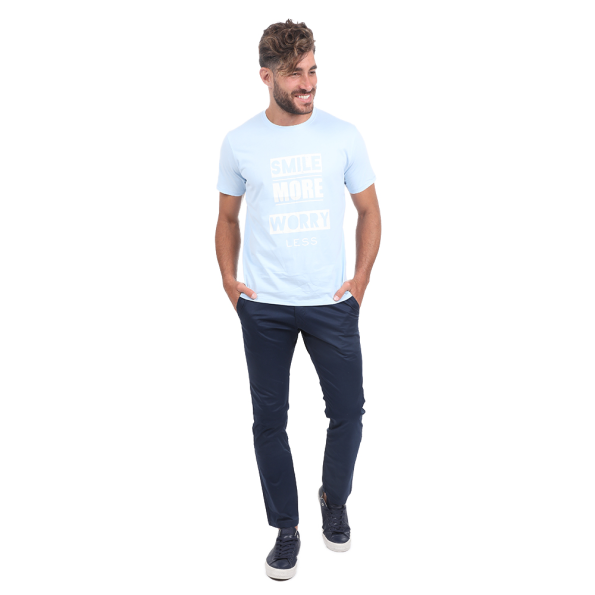Ανδρικό t-shirt BATTERY μπλε Ανδρικά