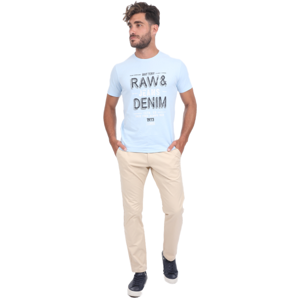 Ανδρικό t-shirt BATTERY 21K903091 γαλάζιο Ανδρικά