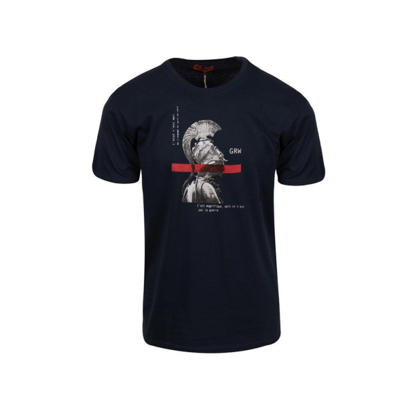 Ανδρικό t-shirt GREENWOOD 21K9093201 μπλε ναυτικό