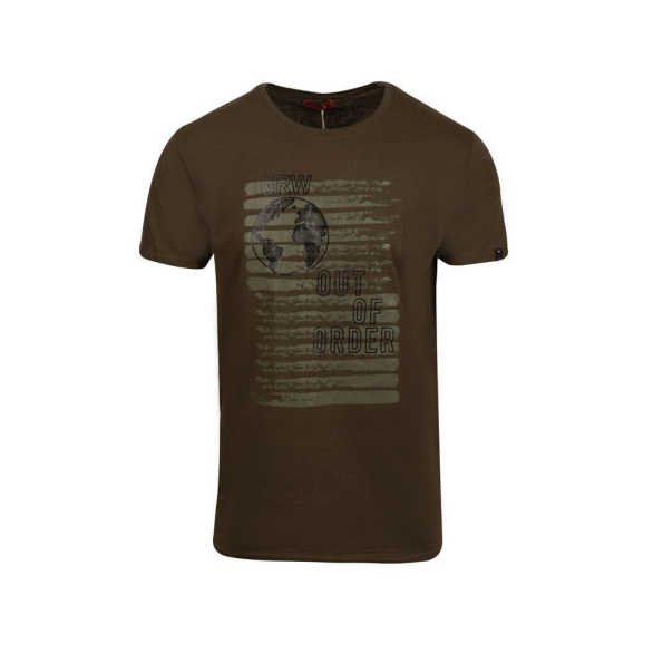 Ανδρικό t-shirt GREENWOOD λαδί Ανδρικά