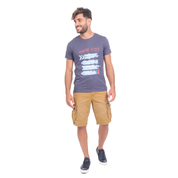 Ανδρικό t-shirt BATTERY μπλε Ανδρικά