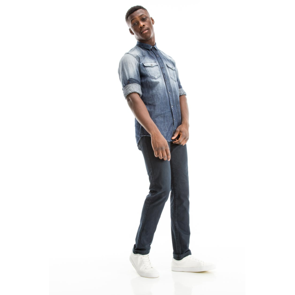 Ανδρικό παντελόνι EDWARD JEANS μπλε  Ανδρικά