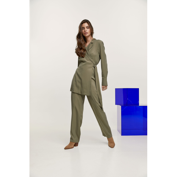Γυναικεία ολόσωμη φόρμα EDWARD JEANS WP-N-JMS-W21-001 ALDONA χακί