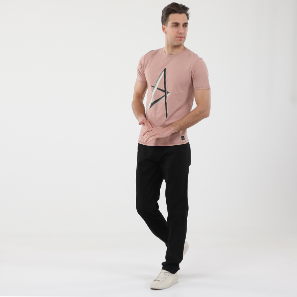 Ανδρικό t-shirt DIRTY LAUNDRY DLMT2221F ALPHA ροζ Ανδρικά