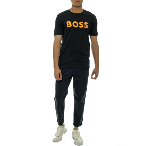 Ανδρικό chino παντελόνι BOSS 50489106 Schino-Shyne μαύρο Ανδρικά