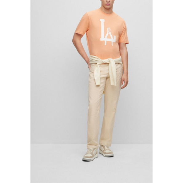 Ανδρικό t-shirt BOSS 50491713 TeeMeccano πορτοκαλί Ανδρικά