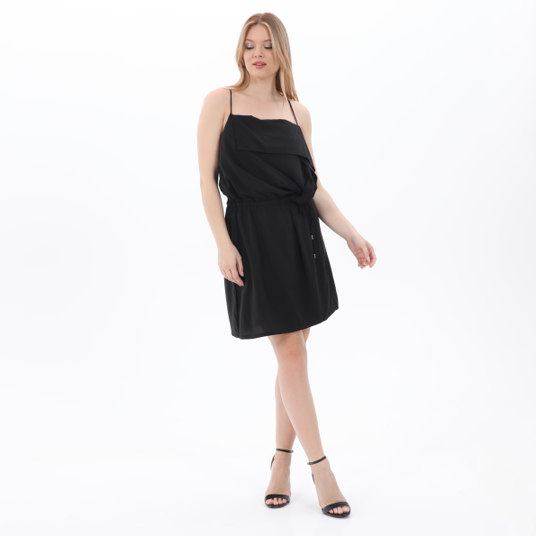 Γυναικείο mini φόρεμα ALE 8913880 μαύρο