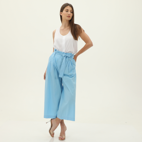 Γυναικεία jupe culotte ALE 8914087 γαλάζια Γυναικεία