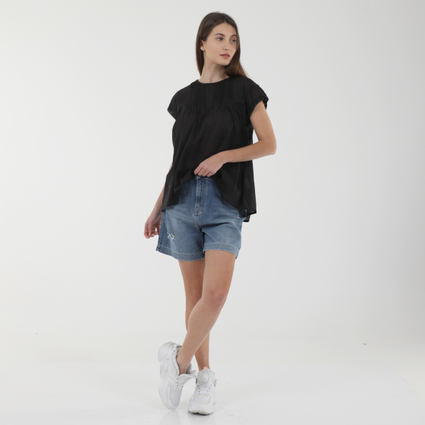 Γυναικείο jean σορτς ALE 8914322 μπλε Γυναικεία