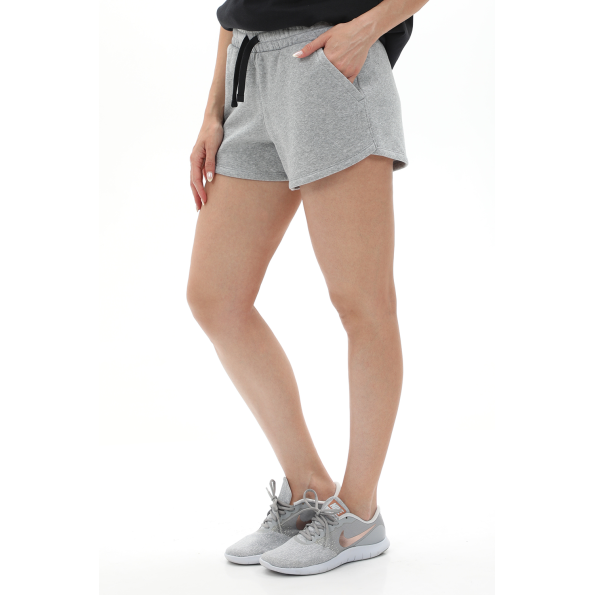Γυναικείο αθλητικό σορτσάκι UNDER ARMOUR 1376257 Rival Fleece Short γκρι Γυναικεία