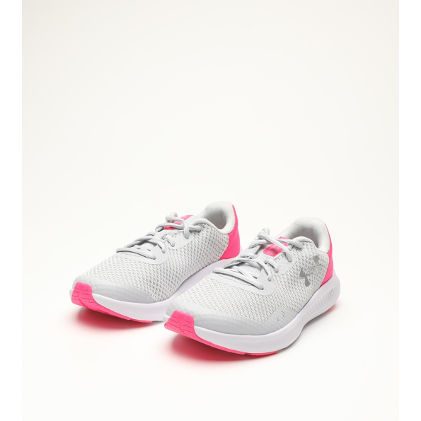 Παιδικά αθλητικά παπούτσια UNDER ARMOUR 3025011 GGS Charged Pursuit 3 γκρι φούξια Παιδικά