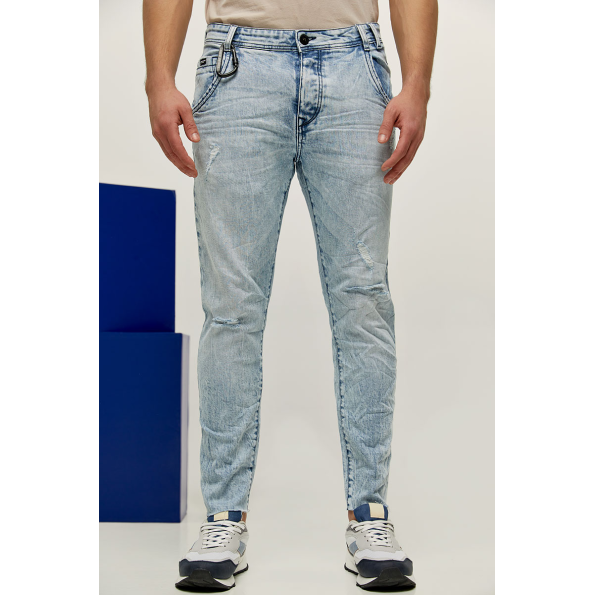 Ανδρικό jean παντελόνι EDWARD JEANS MP-D-JNS-S22-012 KRAMAR-KS μπλε ανοιχτό